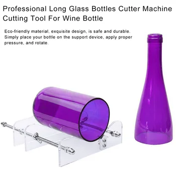 Stiklinis butelis cutter rinkinys profesionalių spalvoto stiklo pjovimo įrankį peilį vyno butelis skardinės alaus storis 3-10mm