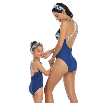 Šeimos Atitikimo maudymosi kostiumėlį, Komplektai, 2021 Naujas Vasaros Žmogus Beach Trumpas Ponios Mergaičių maudymosi kostiumėlis Berniukams Plaukti Šortai Mama ir Dukra Drabužiai