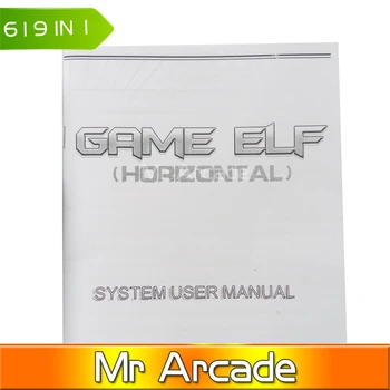 Žaidimas Elf 619 1 /750 1Jamma Multi Žaidimas PCB Gali žaisti Su CGA & VGA Horizontalus Žaidimai Arcade Žaidimas Mašina