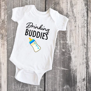Geriamojo Bičiuliai Drabužių Mados 2020 Medvilnės Atitikimo Komplektus Šeimos Marškinėliai Tėvas ir Sūnus Atitikimo Marškinėlius Baby Girl