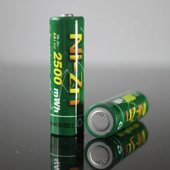 4PCS AA BPI NiZn 1.6 V 2500mwh AA Įkraunamos Baterijos