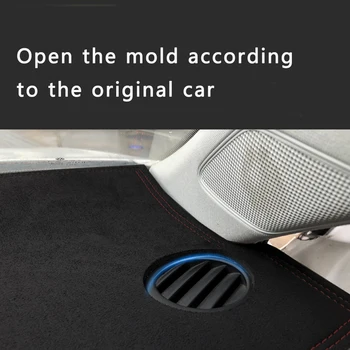Volkswagen VW golf mk7 7.5 GTI R 2013 2019 Verstos Odos Dashmat prietaisų Skydelio Dangtelį Trinkelėmis Brūkšnys Kilimėlis Kilimas Automobilio stiliaus