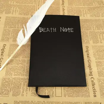 Mirties Sąsiuvinis Death Note Knyga, Sąsiuvinis Leidinys Plunksnų Anime Tema Pen Rašyti Dienoraščio+Plunksnų Sąsiuvinis Knygos T1B8