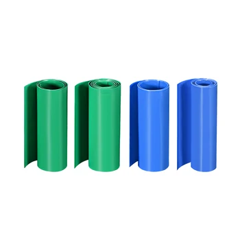 Uxcell PVC Šilumos Susitraukiančių Vamzdis 160mm Vienodo Pločio Wrap Dual Layer 18650 1 Metras/2 Metrų/3.0 Matuokliu, Pramonės Įranga