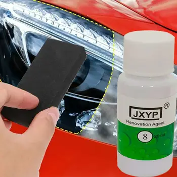 JXYP Automobilių Žibintų Remontas Danga Tirpalo Remonto Komplektas Oksidacijos galinio vaizdo Danga, priekinių Žibintų Poliravimas Anti-scratch Skystis 50ML
