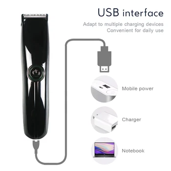 Daugiafunkcinis Vyrų USB Įkrovimo savitarnos Naujausias Elektros Šukuosena 