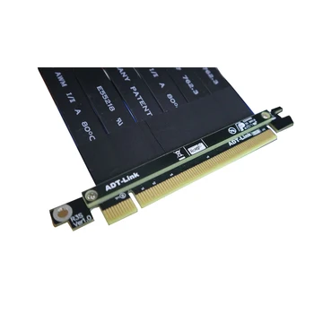 PCI-E X16, kad 16X 3.0 Vyrų ir Moterų Stove ilgiklis Grafikos Plokštę Kompiuteris PC Chasis PCI Express Extender Juostelės 128G/Bps