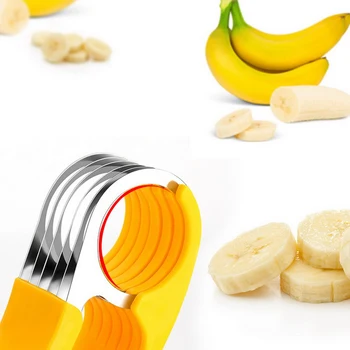 1Pcs Nerūdijančio Plieno Bananų Peilis Pjovimo Daržovių Ir Vaisių Salotos Pjaustyklės Agurkų, Kumpio Salė Smulkintuvai Virtuvės maisto ruošimo Įrankiai