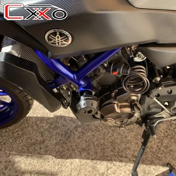 XSR700 LOGOTIPAS Motociklo CNC Rėmo Slankmačiai Crash Pad Kritimo Saugiklis Apsaugas YAMAHA XSR700 XSR 700 2016-2020