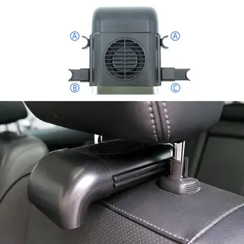 5W Automobilio galinės Sėdynės, Mini USB, Sulankstomas Tylus Ventiliatoriaus Aušintuvas Nešiojamų Oro Aušinimo Ventiliatorius Naudoti Darbalaukio Tarnybos Ventiliatorius Automobilių, Sunkvežimių Jūros