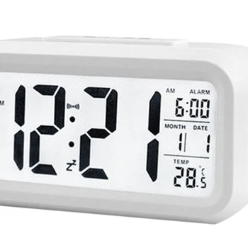 Elektros Stalinis Elektroninis Laikrodis Žadintuvas Skaitmeninis Didelis LED Ekranas, Laikrodis, Data, Laikas, Kalendorius Stalas Žiūrėti Namų dekoracijos