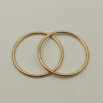 2vnt 7.5 cm O Žiedai Metalo Sluoksniuose Krepšys rankena Metalo žiedas Moterų krepšys 
