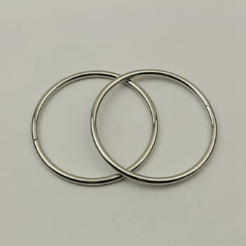 2vnt 7.5 cm O Žiedai Metalo Sluoksniuose Krepšys rankena Metalo žiedas Moterų krepšys 