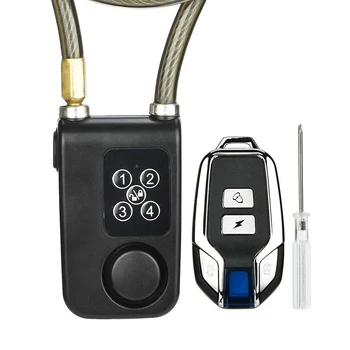 Dviračio Spyna Dviratį Smart Bluetooth Nuotolinio Valdymo Užraktas, Anti-praslydimo Nešiojamų Slaptažodį Lock, Fiksuotas Dviračių Žiedas Užraktas Apsaugos Užraktas
