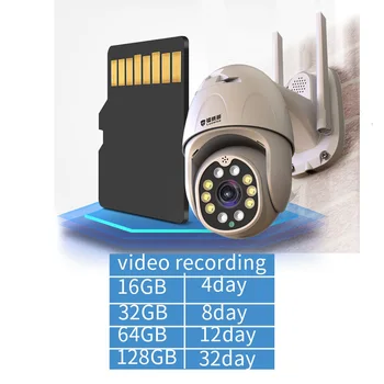 1080P Debesis Wifi PTZ Kamera Lauko 2MP, Auto Sekimas Home Security IP Kamera 5X Skaitmeninis Zoom Speed Dome Camer onvif