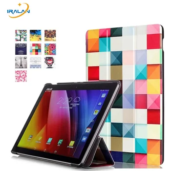 Pu Odos Tablet Smart Case For Asus ZenPad 3S 10 Z500M 9.7 colių MediaPad 3 Lankstymo Stovi Apsauginis Dangtelis+stylus