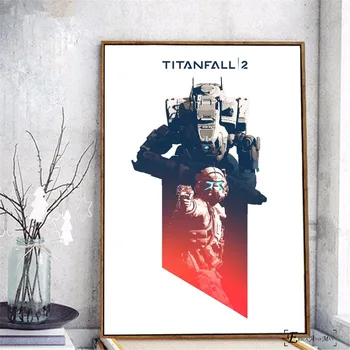 Titanfall Žaidimas, Paprasta Simbolių Parduoti Plakatas Sienų Tapyba Kambarį Abstrakčios Drobės Meno Nuotraukas, Namų Dekoro Be Rėmelio