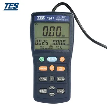 TES-1341 Hot-wire anemometras TES1341 (USB sąsajos, kad galėtumėte susisiekti PC)