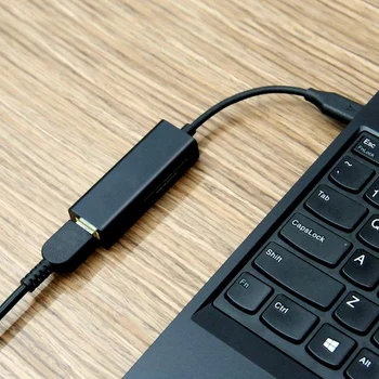 USB C Slim Patarimas Adapteris Aikštėje 45W Konvertuoti kabelį, Tipas C 