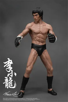 19cm Bruce Lee Kovos Versija PVC Veiksmų Skaičius, Surinkimo Modelis Žaislai