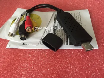 Nemokamas pristatymas USB 2.0 Easycap DC60-007 TV, DVD, VHS AV Analoginis signalas Garso ir vaizdo Surinkimo adapteris kortelės XP/vista/WIN7