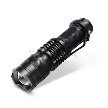 MINI Didelės Galios taktinis LED Žibintuvėlis XM-L2 T6 L2 savigynos Žibintuvėlį, fakelą lanterna Medžioklės Dviračio šviesos lempos