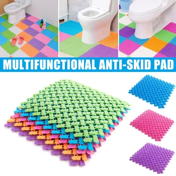 Non-slip mozaika, grindų kilimėlis dušo kambarys, vonios kambarys neslidus kilimėlis pvc masažas vientisos spalvos vonios kambariai namų virtuvės neslidus kilimėlis LADA-pardavimas