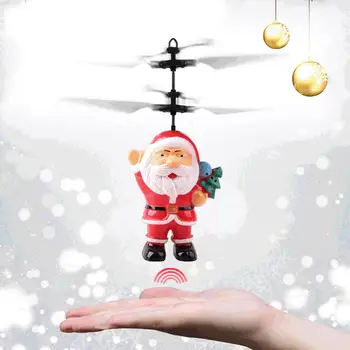 Santa Claus Pav Modelio Indukcijos Infraraudonųjų spindulių Plaukioja Žaislai, RC Drone Mergaitė Berniukas Kalėdų Vaikų Dovanų Žaislas