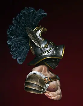 Unpainted Rinkinys 1/20 Riteris Gladiator-- kareivis senovės krūtinė Dervos Pav miniatiūriniai garažo rinkinys