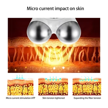 USB microcurrent Massager face lift odos priežiūros priemonės, Odos Sugriežtinimas kėlimo veido raukšlių valiklis atspalvių Grožio Masažas mašina