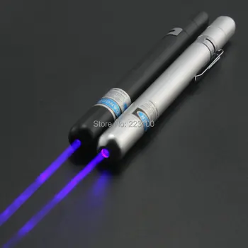 JSHFEI SHFEI 5mw 450 nm Mėlyna Su clip Lazerinis Žymeklis Parkeris Karinių Lazerių pen Galios Lazerinių rašiklių Didmeninė pen