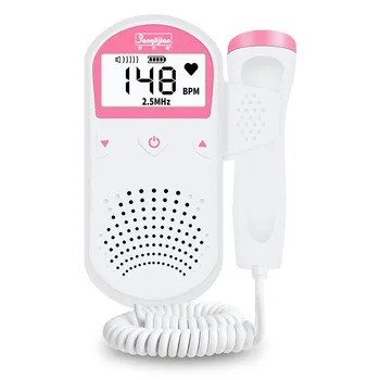 Nešiojamų Namų Nėštumo, Kūdikio Širdies Detektorius Stebėti, nėščioms moterims, 2,5 M, LCD Ekranas, Be Radiacijos Vaisiaus Doplerio