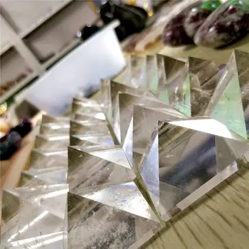 3*4*4CM Gamtos Aišku, Baltas Kvarcas Energijos Crystal Piramidės Gydymo Akmuo, vidaus Apdailos Papuošalai