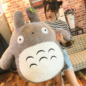 25-55cm Didelis Dydis Totoro Pliušiniai Žaislai Iškamšos Japonijos Animacinių filmų Anime Kūdikiui Minkštos Lėlės Kawaii Kambario Dekoro Kalėdų Dovanos Vaikams