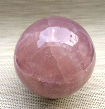 1pcs Pobūdžio rose kvarco Kristalų Gijimas Kamuolys Srityje