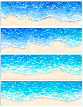 5m Mėlynas Jūros Vanduo Paplūdimio Washi Tape