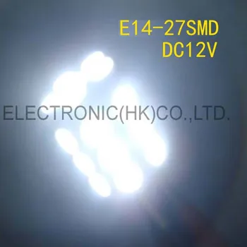 Aukštos kokybės 12v E14 led žibintai, DC12V E14 led lempos,Led dekoratyvinės šviesos E14 led lemputės Led kristalų šviesos nemokamas pristatymas 10vnt/daug
