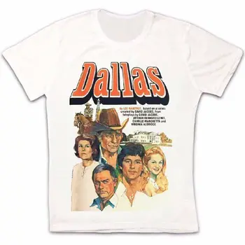 Dallas 80S Classic Tv Serijos J R Retro Vintage Hipster Unisex Marškinėliai 1085