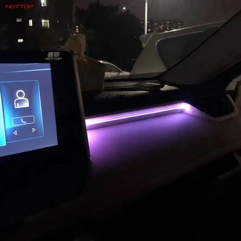 Toyota RAV4 2019 2020 5 Prietaisų skydelis atmosfera lempa led centrinio valdymo atmosfera lempos co pilotas lempos