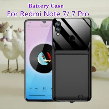 HSTNBVEO Nešiojama Baterija Atveju Redmi Note7 Galia Banko Baterijos Kroviklis Atveju Xiaomi Redmi 7 Pastaba Pro Atsarginė Baterija Atveju