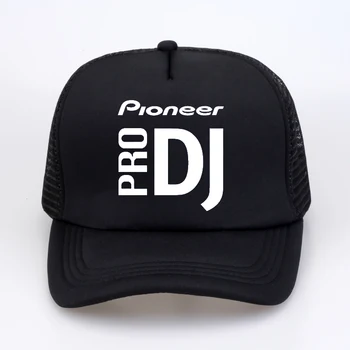 DJ stiliaus Pradininkas Beisbolo kepuraitę Vasaros cool Akių Trucker Bžūp Moterys Vyrai spausdinti Pioneer DJ PRO Snapback skrybėlę kaulų gorras