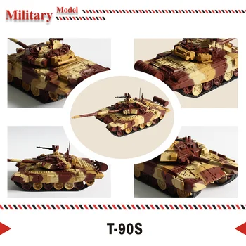 12161 Diecast 1:72 Masto T-90S Karinės Bakas Modeliams lydinio Statinio Armijos Tankas Modelis Žaislų Kolekcija Dovana