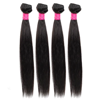 3 4 Ryšulius Queenlike Plaukų Produktų, Peru Tiesiai Plaukų Pynimas Ryšulių Remy Priauginimui Natūralių Žmogaus Plaukų Spalvą Ryšuliai