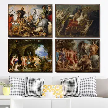 Namo Apdaila Spausdinti Drobė Menas, Sienų Nuotraukas Kambarį Plakatas Drobės Spaudiniai Paveikslų vokietijos Peter Paul Rubens 2