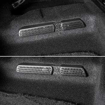 Volkswagen Tiguan MK2 2016-2018 Pagal Automobilio Sėdynės Grindų Oro Kondicionavimo AC Šildytuvas Oro Ventiliacijos Angos Dangtelio Lipdukas ant Grotelių Apdaila