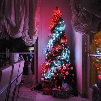 Kalėdų Medžio Apdaila Žibintai Užsakymą LED String Žibintai App Nuotolinio Valdymo Šviesos Geriausios Kainos
