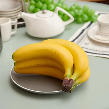 Emulational Vaisių Modelis Bananų Musa Basjoo Bananų Vaisių ir Augalinio Maisto Apdaila Namo Parduotuvė Modelio Apdailos Fotografavimo Rekvizitai
