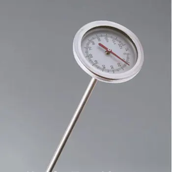 New20 Colių 50cm Ilgis Kompostas Termometras Premium Maisto Klasės Nerūdijančio Plieno Metalo Matavimo Zondo Detektorių