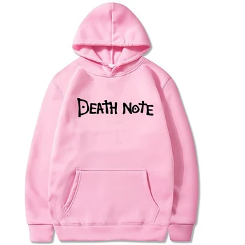 Japonų Anime Death Note, Ilgomis Rankovėmis Hoodie Prarasti Unisex Drabužiai