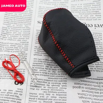 Jameo Auto Oda Automobilių Pavarų Perjungimo Antkakliai Shift Knob Apsaugos Dangtelis Mitsubishi Outlander 2013-2020 Priedai